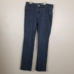 DKNY Ludlow Dark Wash Skinny Straight Leg Jeans 10